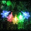 Strings Factory Direct Christmas LED String Snowflake Lamp Romantic Fairy Light Wedding Party Decoration Ice Snow Outdoor LightsLED