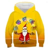 Erkek Hoodies Sweatshirts Moda Mutlu Noeller Çocuklar Hoodie Giyim Kız Kızlar Giyim Sweaters Sweatshirt Sakiller