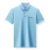 Mode polo shirt mannen effen kleuren zomer korte mouw tee shirts Homme slim fit casual tops chemise homme t1024 220408