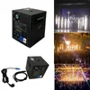 Máquina de iluminação de iluminação de estágio de 600W da França Máquina de faísca de faísca frio Spraying Machine DMX e controle remoto para a festa de casamento em pó com estojo de vôo