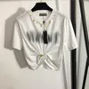 212 L 2022 Milan Runway Marque Même Style T-shirt Sans Manches Col Ras Du Cou Flora Imprimer Vêtements Pour Femmes De Haute Qualité Blanc Noir meiyi