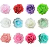 Decorative Flowers & Wreaths 50pc Romantic Rose Artificial Flower DIY Red White Silk Fake Wedding Table Home Party Decorations Scrapbook Sup