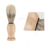 Brush de barba lenhosa cerdas de barbeador de barbeador de machos escova de barbear acessórios da sala de chuveiro Limpe a casa 0509