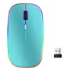 Other Office & School Supplies Customizable Christmas Pattern Dual Mode Bluetooth 5.0 Wireless Mouse Rechargeable Silent Mouse Offices Home Game Use ZL1129
