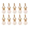 Car Hanging Glass Bottle Empty Perfume Aromatherapy Refillable Diffuser Air Fresher Fragrance Pendant Ornament B0630x