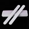 50pcslot Emery Board Nail Files 100180 8080 Professional Red Plastic Grey Sandpaper Manicure Nail For Art7166170