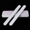 50pcslot Emery Board Nail files 100180 8080 Professional Red Plastic Grey Sandpaper Manicure Nail for Art7166170