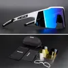 Lunettes de cyclisme de haute qualité Lunettes de vélo d'extérieur polarisées 4 lentilles UV400 lunettes de soleil de vélo hommes femmes Lunettes de VTT avec étui Lunettes de soleil de pêche à cheval