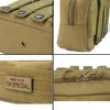 Molle Pouch Militaire Tactique Taille Sac EDC Outils Zipper Taille Ceinture Pack Téléphone Cas Poche Airsoft Téléphone Armée Molle Chasse Sac 220721