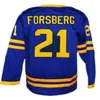 Nik1 40Vintage 1 Lindbergh Sverige Tre Kronor Hockey Jersey Peter Foppa Forsberg 40 Zetterberg 35 Lundqvist Anpassningsnamn och nummer