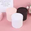 Present Wrap Round Flower Paper Boxes Håll hinken Packaging Box Party Candy Bar Wedding Storage 1 PCGift