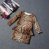Robes de fille 2022 Spring Summer Children Robe fille Leopard Baby à manches longues 3-7 ans Vêtements pour enfants Vestidos de Veranogirl's