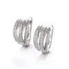 Clip-on & Screw Back Real Silver 925 Jewelry Clip Earring For Women Mujer Oreja Orecchini Bizuteria Gemstone Hoop Aros De Garnet BoxClip-on