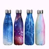 Benutzerdefinierte kreative Thermosflasche Wasserflasche Edelstahl doppelwandige isolierte Isolierflasche Modeflasche für Sport 220621