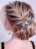 Copricapo alla moda di pettine per capelli di rinestone per perle di cristallo chic -chic Accessori per copricapo per feste ornamenti per feste