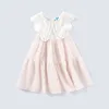 2022 neue süße Kinder Mädchen Prinzessin Kleid Sommer mit Futter Kinder Mode Strand Kleider Baby Mädchen Mesh Kleidung, #6841 Y220510
