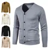 Veste mince en tricot élastique pour l'hiver Sweater Sweater Veste slim en tricot élastique pour l'hiver simple L220730