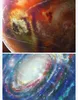 Photo Photo Photo Pavimentazione Carta da parati 3D Adesivi murali Modern Cosmic Starry Style System Sistema solare Planet 3D Dimensional Pittura Pareti da pareti Pavoni Decorazione della casa