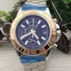 1Tot 1Tot Old Brand New Llegable Quartz Chronograph Wutwatch Men Wristwatch Superocean A17384 Número de dial negro Bisel Platino Skeleton Satring Increy inoxid Massil Watch 57