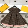 Designer Girl Dress Brail Girl Fashion Fashion Princess Flower Abites 90160 cm Toddler Kid abbiglia