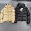 Homens para baixo jaqueta puffer náilon com capuz destacável manga colete designer masculino quente outwear bolso lateral downs coat237k