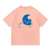 carhart letter printing Uomo donna T-shirt a maniche corte T-shirt casual con stampa alfabeto doodle T-shirt 12 colori b7