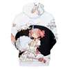 Erkek Hoodies Sweatshirts Puella Magi Madoka Magica Cosplay Hoodie Kaname 3D Baskı Moda Pullover Hoodiesmen