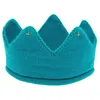 Crown Baby Hats Pography Props Hair Accessories Winter Gebreide pasgeboren meisje Boy Hoofdbanden Tulband Infant Toddler Cap Enfant 149 E35044527