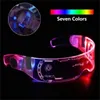 Christmas Colorful Luminous Glasses for Music Bar KTV Valentine's Day Party Decoration LED Goggles Festival Performance Props GC1439