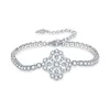 Charm Armband Fashion Water Drop Lucky Clover Design Zircon Ladies Armband Luxury Jewelry Wedding GiftCharm INTE22