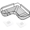 Badrumshylla Köksarrangör Shees Corner Frame Iron Shower Caddy Storage Rack Shampo Holder For Badrumstillbehör1256209