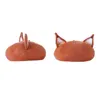 Women Girls Retro Bear Cap Cute 3D Cat Fox Pointy Ears Faux Felt Painter Hat F3MD J220722