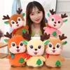 28 cm ny stil fyllda djur grossisttecknad tecknad plysch leksaker härliga lilla hjortar till jul