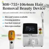 Professional Mini Laser Hair Removal Portable 808nm 755nm 1064nm Diode Lasers Hair Remove Machine