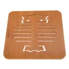 Trä tecknad isoleringsplatta matbord icke-halkpott matt skål mattor stor kreativ söt te-dalbana varm bekväm praktik