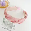 Tie dye Organza Braided Twisted Hairbands Braid Headbands Sweet Candy Color Ornament Accessories Hair Accessories Wholesale