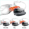 Dispositivo di trazione cervicale multifunzionale Cuscino per massaggio al collo Massaggiatore Shiatsu Mini strumento per il fitness