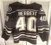 Thr nadir Vintage 2015-16 Hershey Bears # 40 Caleb Herbert Hokey Jersey Dikişli Özelleştirilmiş Herhangi bir isim ve numara forma özelleştirilmiş