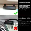 Car Glasses Holder Case Sunglasses Box Magnetic Sun Visor Organizer Interior Storage Sunglass For 220615