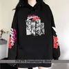 Jojo Bizarre 모험 그래픽 까마귀 스웨트 하라주쿠 애니메이션 프린트 힙합 Streetwear 풀오버 캐주얼 VIP Droshopping