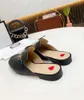 Women Men Summer Slippers sandals bench shoes Stylish flat genuine leather Graphic printing comfortable Simplicity non slip versatile sandals G70109