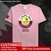Bundesstaat Katar Baumwolle T-Shirt Custom Jersey Fans DIY Name Nummer T-Shirt High Street Fashion Hip Hop Lose Casual T-Shirt 220616