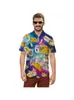 Customized EU US Size 3D Print Men Women Clothes Diy Your Own Design Button Shirts Hip Hop Hawaiian Shirt Factory Drop 220707