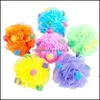 Brosses De Bain Éponges Épurateurs Accessoires De Salle De Bains Maison Jardin 30 Grammes Petite Éponge En Maille Pouf Colorf Boule De Douche Épurateur Pour Enfants Rrb14