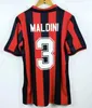 95 96 93 94 AC PILLO RETRO SHIRT 97 99 Shevchenko koszulka piłkarska 02 03 04 05 Maldini Van Basten Football Gattuso Kaka Izaghi 06 07 Baresi Milans 2009 Pirlo Maldini Baggio