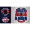 A3740 Cuatom St. John's Icecaps Odsłaniaj Royal Newfundland Regiment Jersey 100. rocznica Beaumont-Hamel Hockey Jerseys Blue