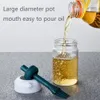 Two-in-one Brush Oil Bottles Silicone Barbecue Oil Brushs For Kitchen BBQ Honey Oils Cake Butters Bread Pastry Cooking Brushe Bottle