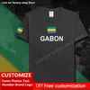 Gabunische Republik GABUN Baumwolle T-shirt Benutzerdefinierte Jersey Fans DIY Name Nummer Marke Mode Hip Hop Lose Beiläufige T-shirt 220616