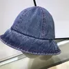 Ladies Designer Hat Solid Color Bucket Hats Cowboy Pot Hat Garden Golf Sun Hats Fashion Ball Cap High Quality