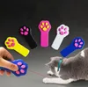 Funny Cat Paw Beam Laser-Toy Interactive Automatic Red Laser Pointer träningsleksak PET-leveranser gör katter glad GG02L